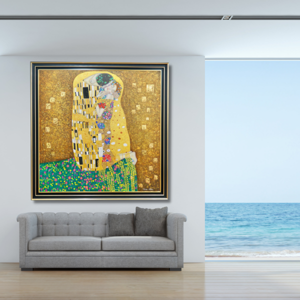 El beso (Gustav Klimt) – Reproducción en stock – 200 x 200 cm Gustav Klimt Master Apollon 6