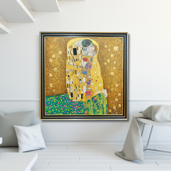 El beso (Gustav Klimt) – Reproducción en stock – 200 x 200 cm Gustav Klimt Master Apollon 3