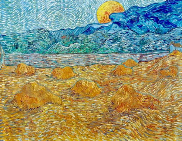 Paisaje de la tarde al salir la luna – Van Gogh Vincent Van Gogh Master Apollon