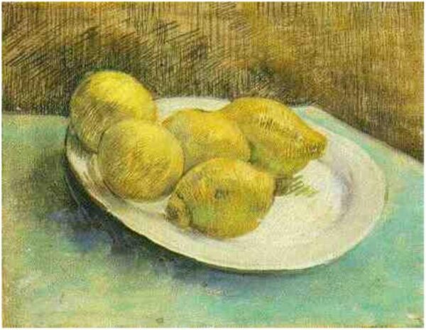 Naturaleza muerta con limones en un plato – Van Gogh Vincent Van Gogh Master Apollon