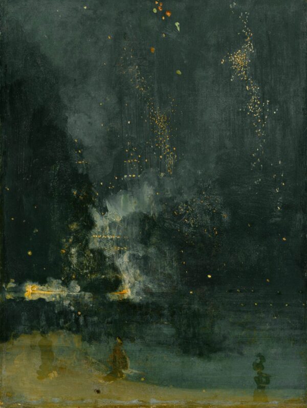 Nocturno en negro y oro – El cohete que cae – James Abbott McNeill Whistler James Abbott McNeill Whistler Master Apollon