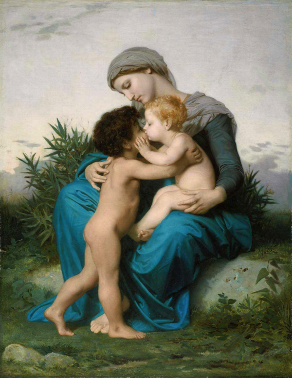 El amor fraternal – William Bouguereau William Bouguereau Master Apollon