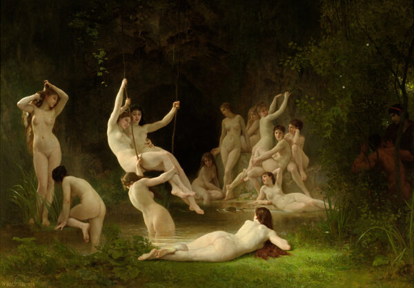 El Nymphaeum – William Bouguereau William Bouguereau Master Apollon