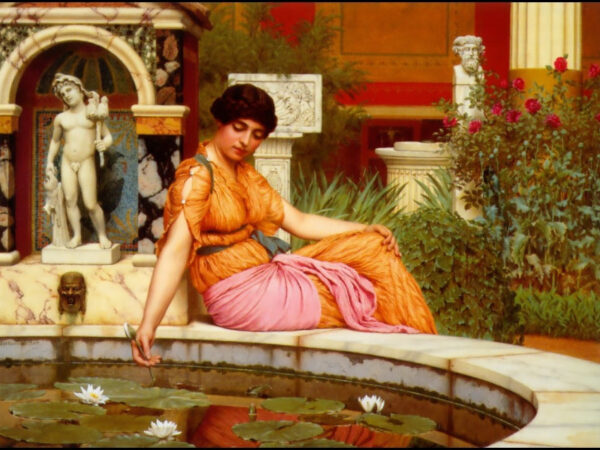 Un estanque de nenúfares – John William Godward John William Godward Master Apollon