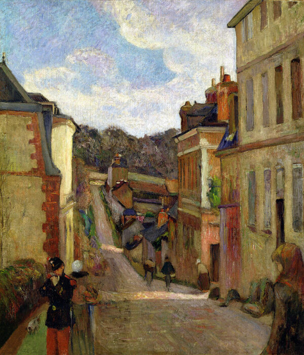 Una calle de suburbio – Paul Gauguin Paul Gauguin Master Apollon