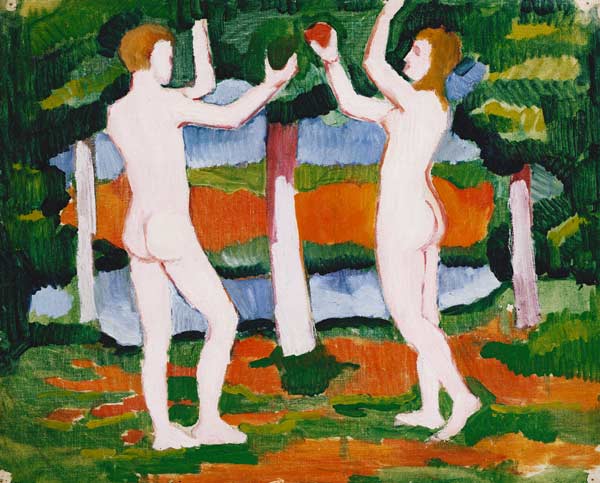 Adán y Eva – August Macke August Macke Master Apollon