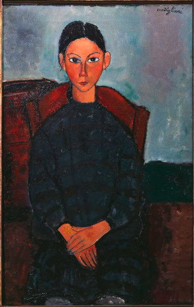 Chica con un delantal negro – Amadeo Modigliani Non classé Master Apollon