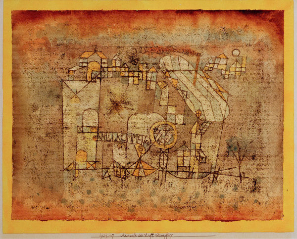 Llegada del barco de vapor aéreo – Paul Klee Paul Klee Master Apollon