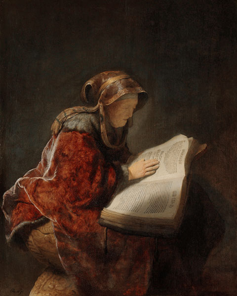 Anna la profetisa – Rembrandt van Rijn Rembrandt van Rijn Master Apollon