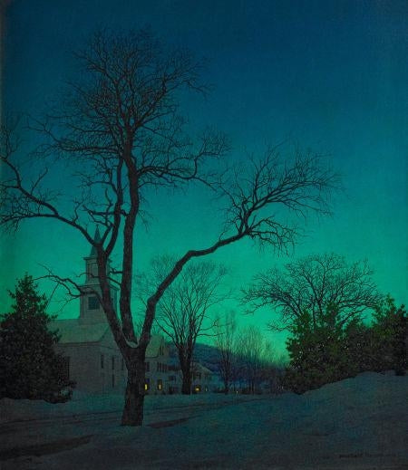 A la fin de la journée – Maxfield Parrish se traduce al español mexicano como “Al final del día – Maxfield Parrish Maxfield Parrish Master Apollon