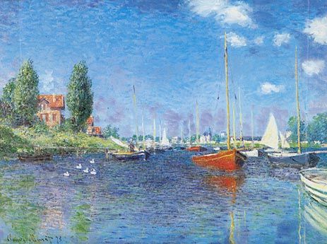 Bote rojo, Argenteuil – Claude Monet Claude Monet Master Apollon