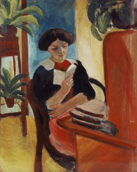 Lectura de Elizabeth – August Macke August Macke Master Apollon