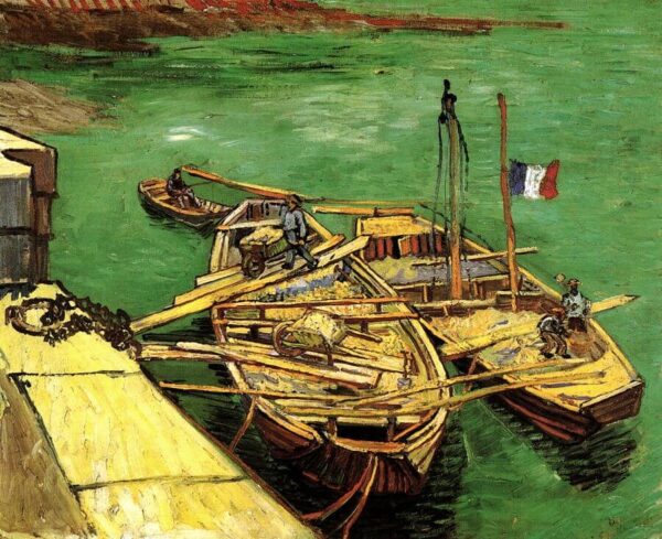 Los barcos amarrados – Van Gogh Vincent Van Gogh Master Apollon