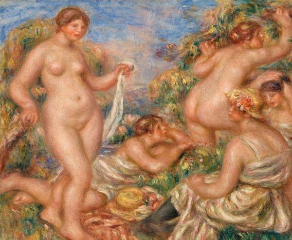 Composición, cinco bañistas – Pierre-Auguste Renoir Pierre-Auguste Renoir Master Apollon