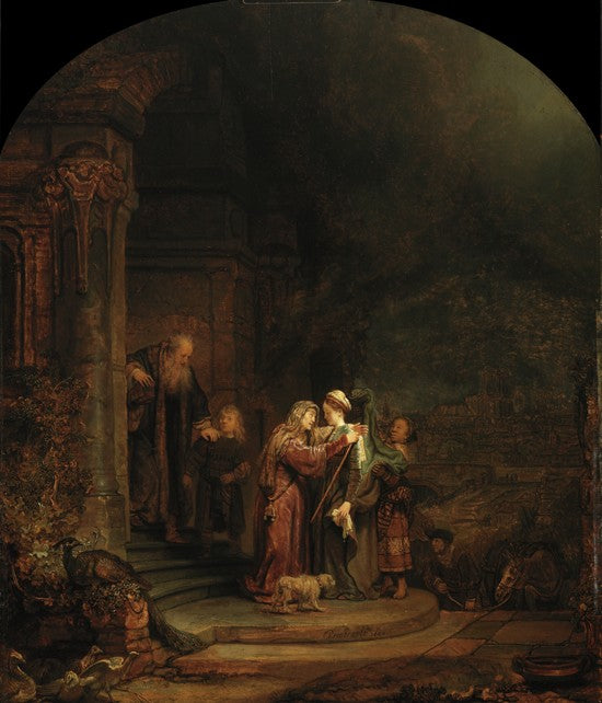 La visita – Rembrandt van Rijn Rembrandt van Rijn Master Apollon