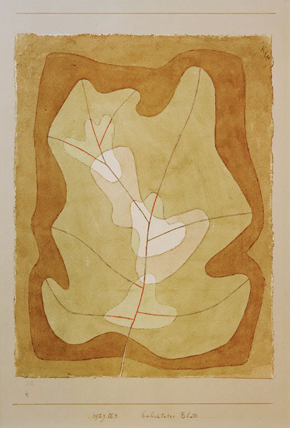 Hoja iluminada – Paul Klee Paul Klee Master Apollon