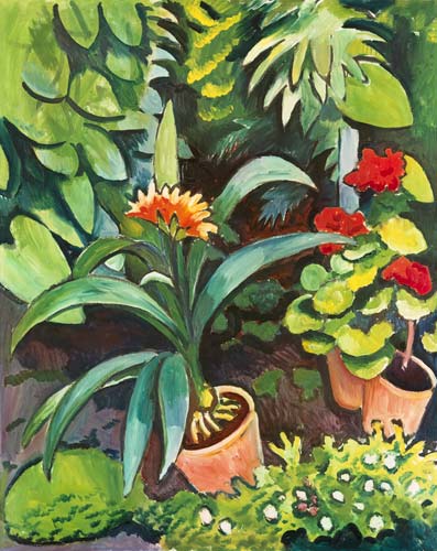 Flores en el jardín – August Macke August Macke Master Apollon