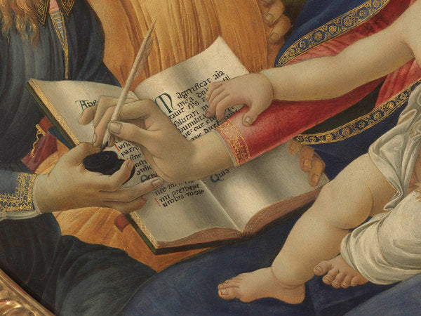 Madonna Magnificat, detalle – Sandro Botticelli Sandro Botticelli Master Apollon