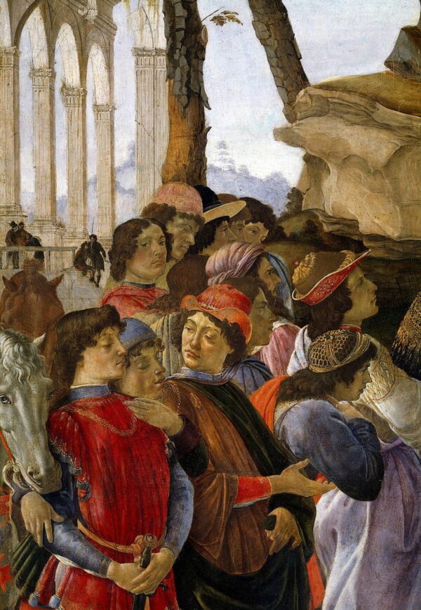 Adoración de los Reyes, detalle – Sandro Botticelli Sandro Botticelli Master Apollon