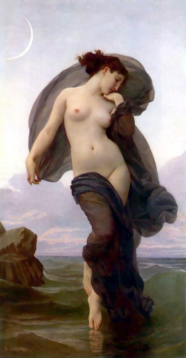 Humor crepuscular, crepuscular o de la tarde – William Bouguereau Cuadros populares Master Apollon