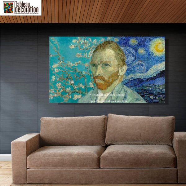 Retrato de Van Gogh en Tableau Vincent Van Gogh Master Apollon 3