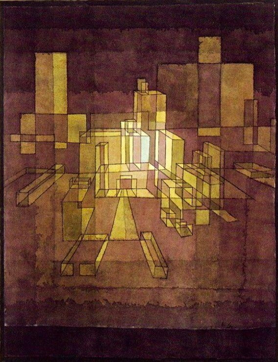 Perspectiva de la ciudad, 1928 – Paul Klee Paul Klee Master Apollon