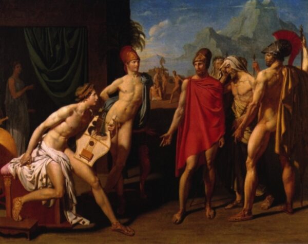 Aquiles recibiendo a los enviados de Agamemnón – Jean-Auguste-Dominique Ingres Jean-Auguste-Dominique Ingres Master Apollon