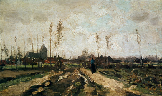 Paisaje con una iglesia y casas, Nuenen – Van Gogh Vincent Van Gogh Master Apollon