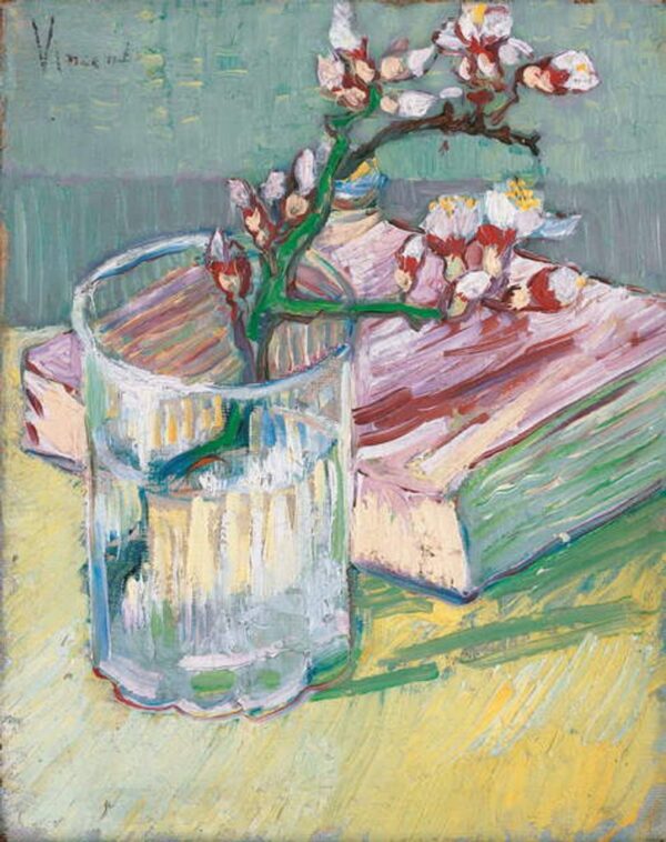 Naturaleza muerta con rama de almendro en flor – Van Gogh Vincent Van Gogh Master Apollon