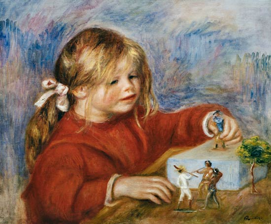 Claude Renoir jugando – Pierre-Auguste Renoir Pierre-Auguste Renoir Master Apollon