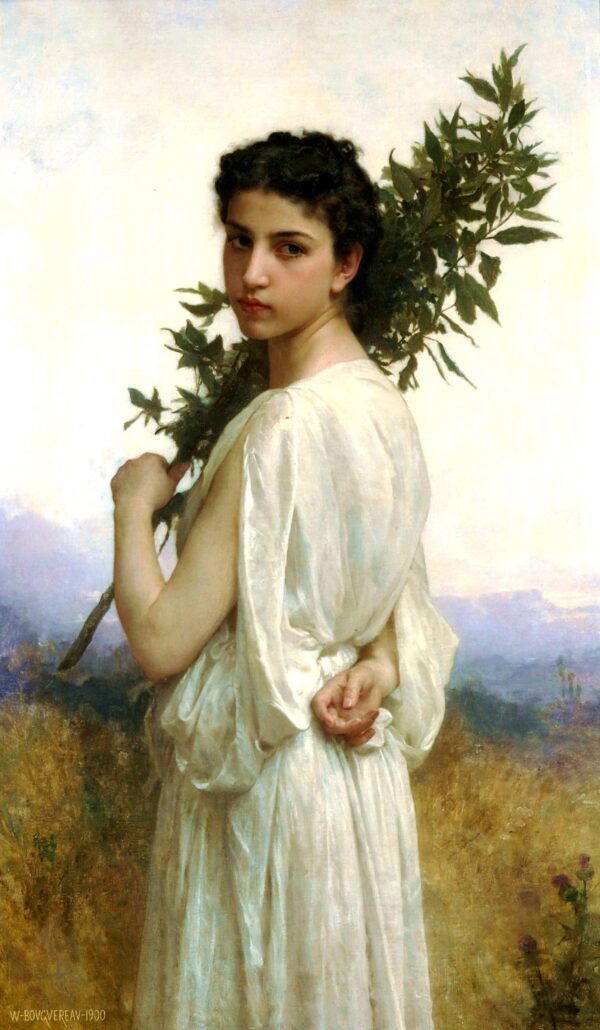 Rama de Laurel – William Bouguereau William Bouguereau Master Apollon