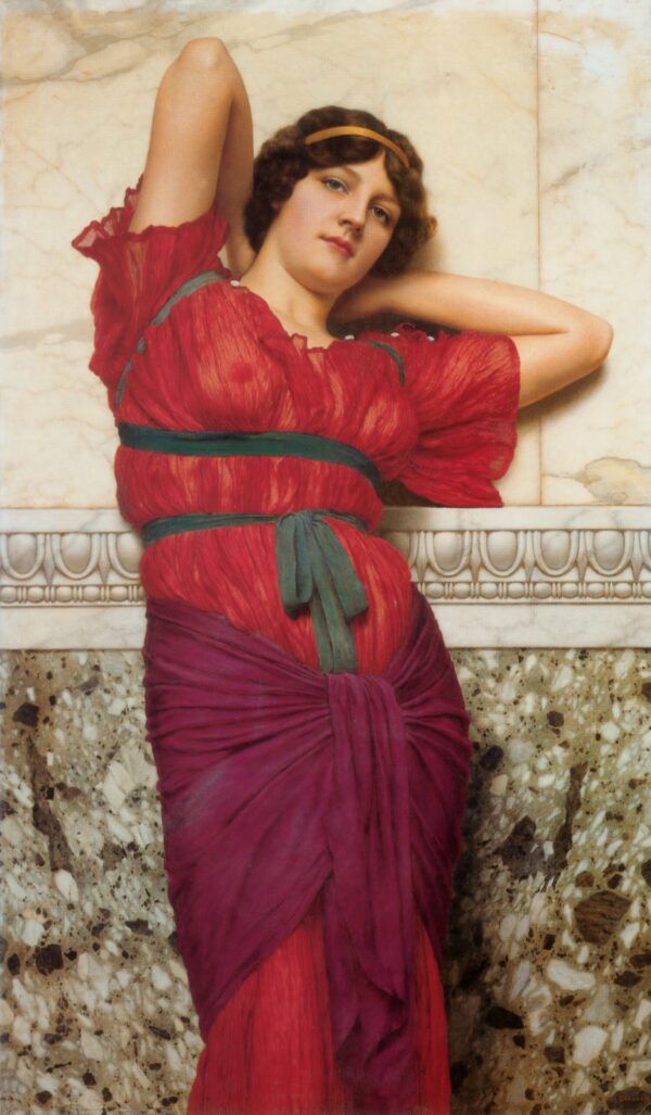 Contemplación – John William Godward John William Godward Master Apollon