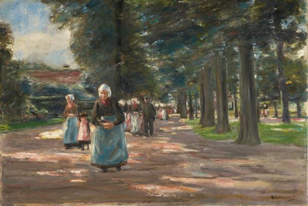 Camino de la iglesia a Laaren – Max Liebermann Max Liebermann Master Apollon