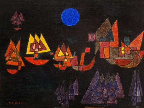 Barcos en la oscuridad – Paul Klee Paul Klee Master Apollon