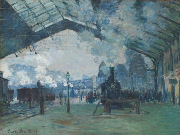 La Gare Saint-Lazare, el tren de Normandía – Claude Monet Claude Monet Master Apollon