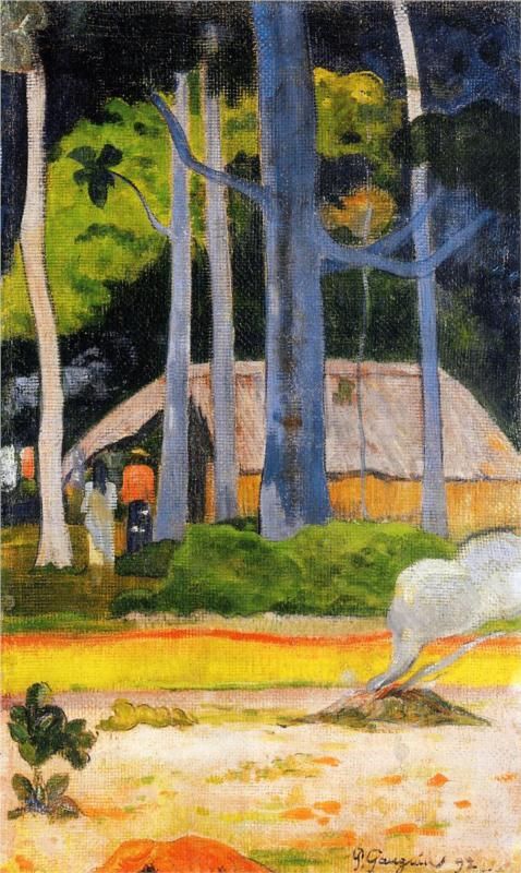 Cabaña en los árboles – Paul Gauguin Paul Gauguin Master Apollon