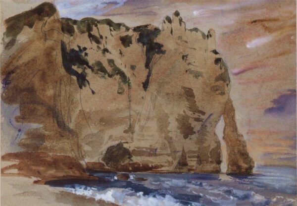 Falasias de Étretat – Eugène Delacroix Eugène Delacroix Master Apollon