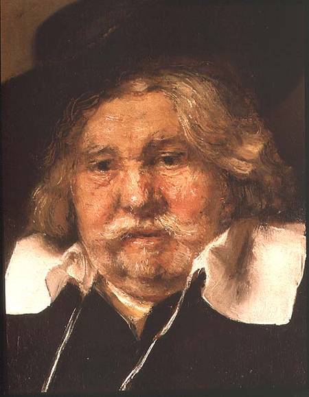 Detalle de un retrato de un anciano – Rembrandt van Rijn Rembrandt van Rijn Master Apollon