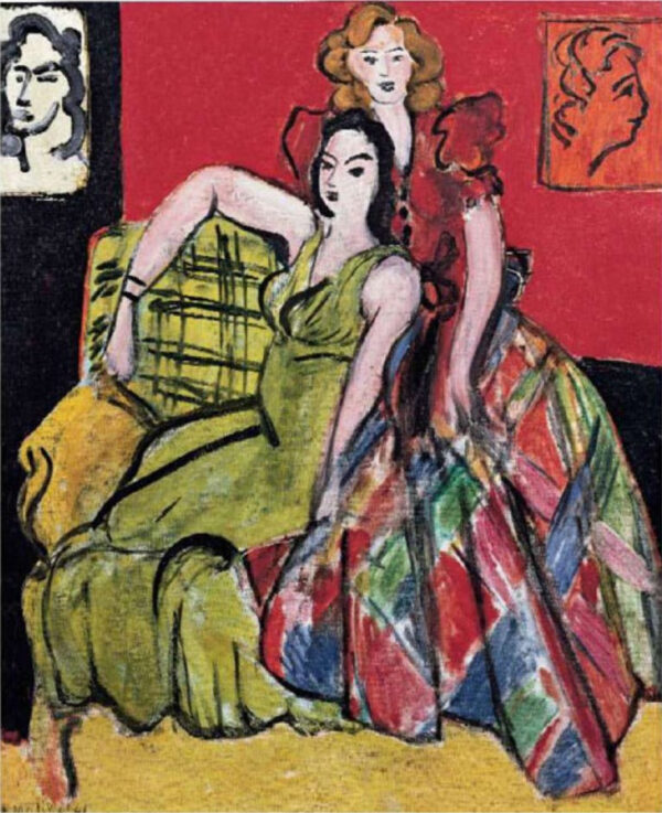 Dos chicas La falda amarilla y la falda a cuadros – Matisse Henri Matisse Master Apollon