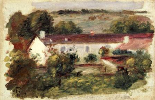 Casa en Essoyes – Pierre-Auguste Renoir Pierre-Auguste Renoir Master Apollon