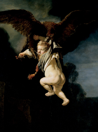 El rapto de Ganimedes – Rembrandt van Rijn Rembrandt van Rijn Master Apollon