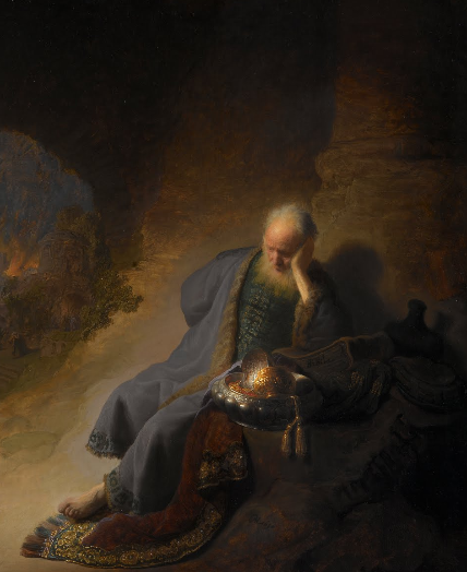 Lamentaciones de Jeremías sobre la destrucción de Jerusalén – Rembrandt van Rijn Rembrandt van Rijn Master Apollon