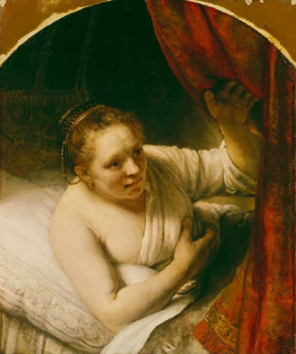 Sarah atiende a Tobias en la noche de bodas – Rembrandt van Rijn Rembrandt van Rijn Master Apollon