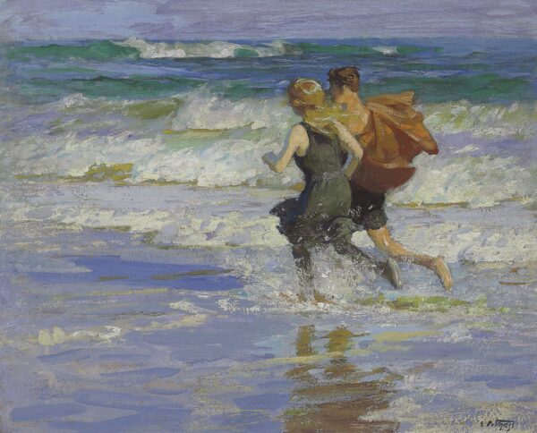 En la playa – Edward Henry Potthast Edward Henry Potthast Master Apollon