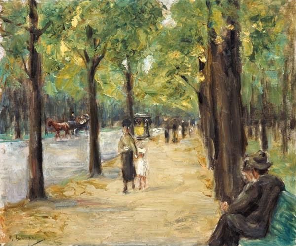 En el jardín zoológico de Berlín – Max Liebermann Max Liebermann Master Apollon