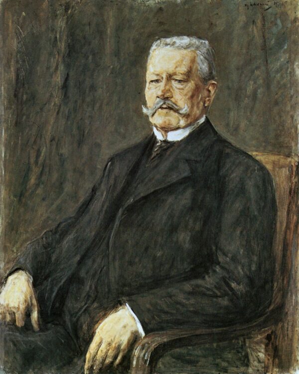 Retrato de Paul von Hindenburg – Max Liebermann Max Liebermann Master Apollon