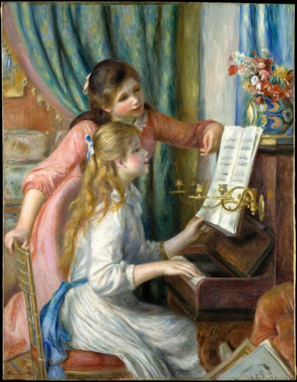 Dos chicas al piano 1892 – Pierre-Auguste Renoir Pierre-Auguste Renoir Master Apollon