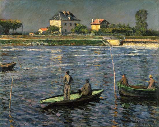 Botes de pescadores en el Sena – Caillebotte Gustave Caillebotte Master Apollon