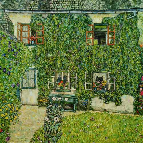 Casa forestal en Weissenbach sobre el Attersee – Gustav Klimt Gustav Klimt Master Apollon