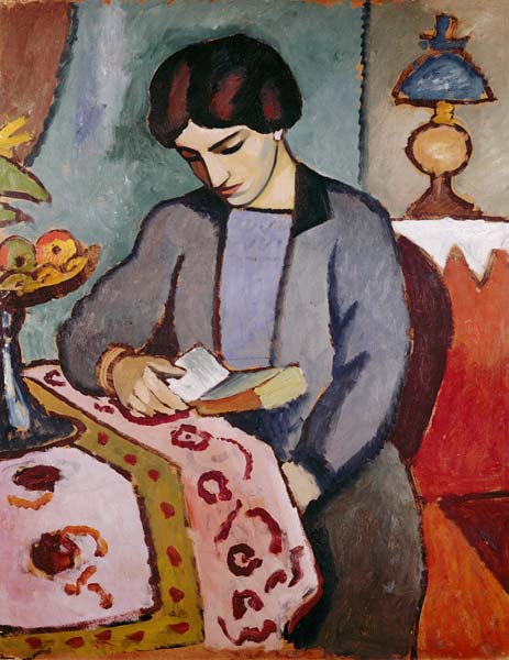 Mujer del artista (estudio sobre un retrato) – August Macke August Macke Master Apollon